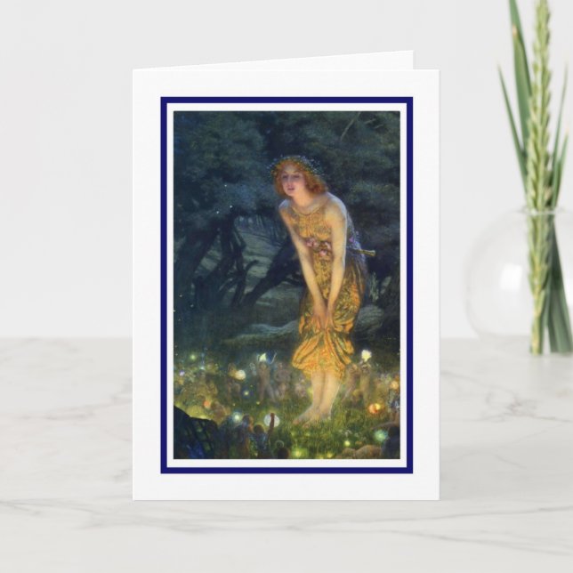 Vintage Halloween Kort (Framsida)