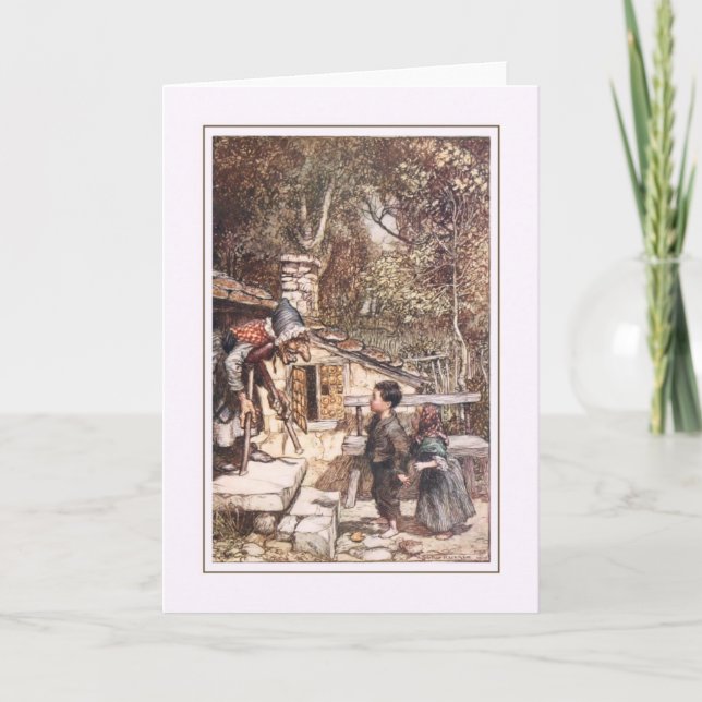 Vintage Halloween Kort (Framsida)