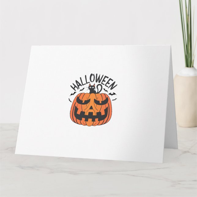 Vintage Halloween  Kort (Framsida)