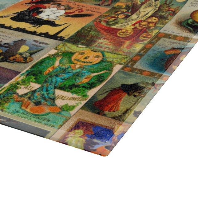 Vintage Halloween-kort - kollage (Hörn)