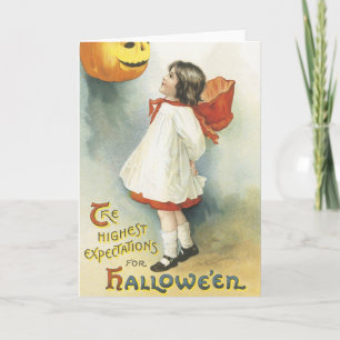 Vintage Halloween-kort Kort