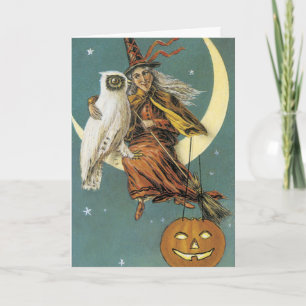 Vintage Halloween-kort Kort