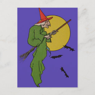 Vintage Halloween-kort Vykort