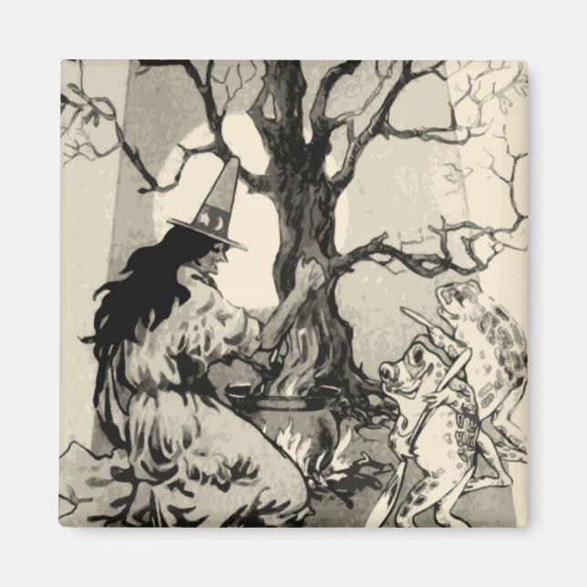 Vintage Halloween Magnet (Framsidan)