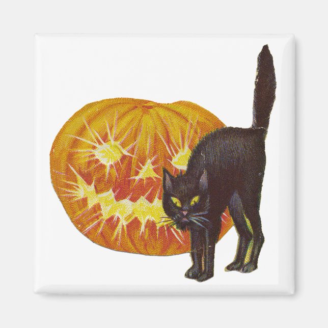 Vintage Halloween Magnet (Framsidan)
