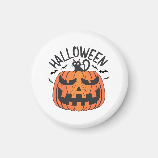 Vintage Halloween  Magnet (Framsidan)
