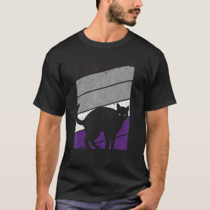 Vintage Halloween Mysterium Svarta Katter Dräkt T Shirt