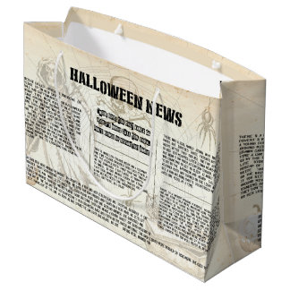 Vintage Halloween Newspaper