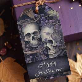 Vintage Halloween-popup efter Presentetikett