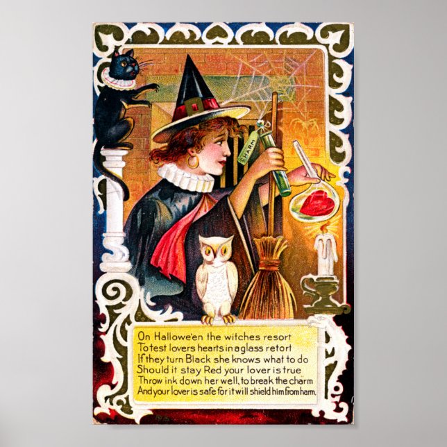 Vintage Halloween Poster (Framsidan)