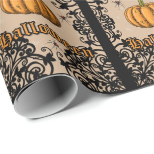 Vintage Halloween Presentpapper