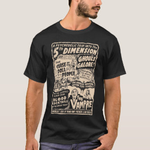 Vintage Halloween Psychedlic Vampire Doll People T Shirt