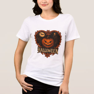 Vintage Halloween-pumpa & Dödgrävaren Dam Tröja