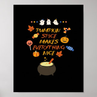 Vintage Halloween Pumpkin Quotes Classic Poster