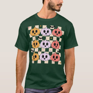 Vintage Halloween Pumpkin Women Manar Kids Hallowe T Shirt