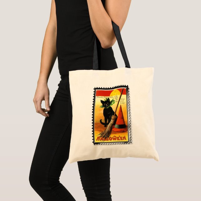 Vintage Halloween-pumpor Tygkasse (Framsida (produkt))