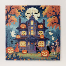 Vintage Halloween Puzzle for Adults Pussel