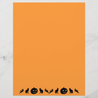 Vintage Halloween Silhouette Stationery