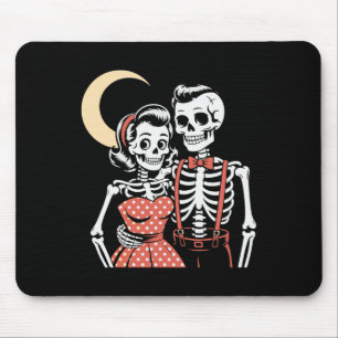 Vintage Halloween Skeleton par i Kärlek 1950s St. Musmatta