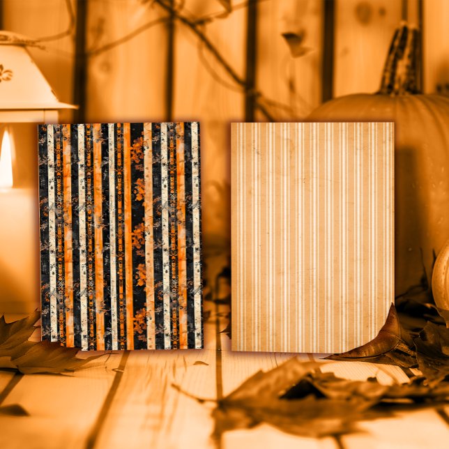 Vintage Halloween-skrapbok med kantskrapor (Skapare uppladdad)