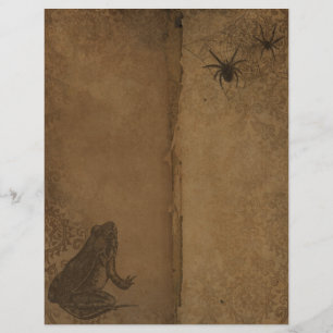 Vintage Halloween-skrapbok Papper