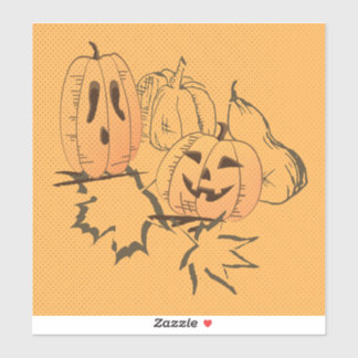 Vintage Halloween Sticker Klistermärken