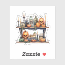 Vintage Halloween Sticker Verktyg of the Trade