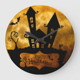 Vintage Halloween Stor Klocka