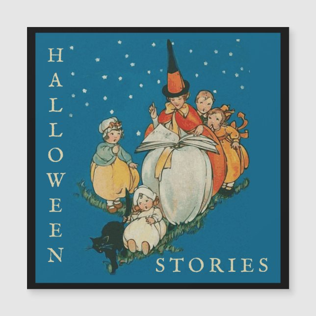 Vintage Halloween Storytime Little Witch Black Cat (Framsida)