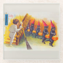 Vintage Halloween Svarta katter