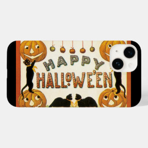Vintage Halloween, Svarta katter med sockolanterno