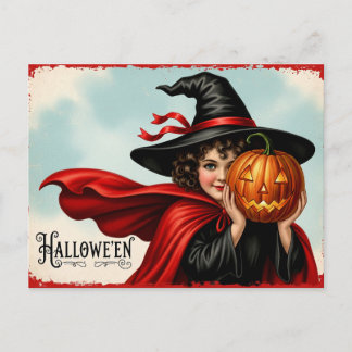 Vintage Halloween Swehoney Vykort