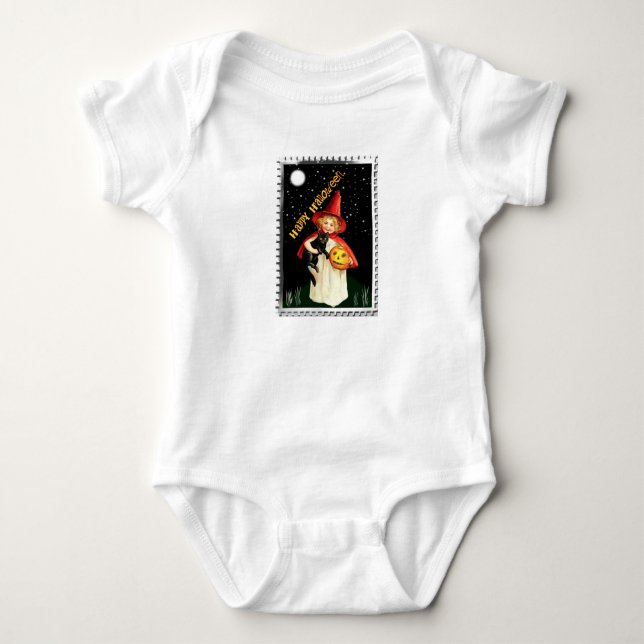 Vintage Halloween  T Shirt (Framsida)