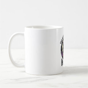Vintage Halloween-tröja Skelett Måne Spökhus Kaffemugg