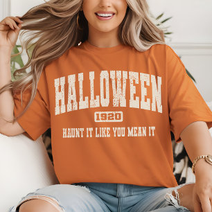 Vintage Halloween-tröja, spöklik citattröja T Shirt