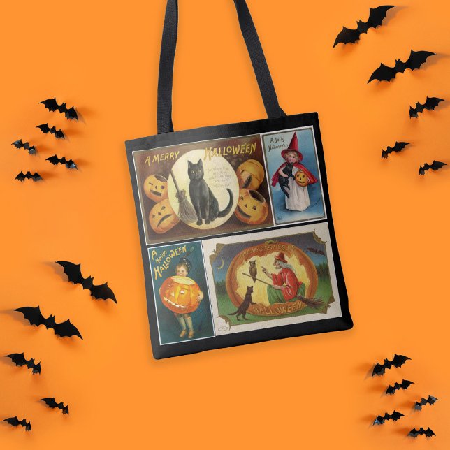 Vintage Halloween Tygkasse (Skapare uppladdad)
