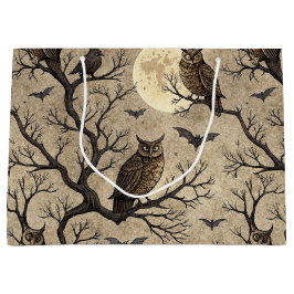 Vintage Halloween Uggla & Måne