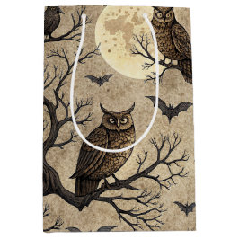 Vintage Halloween Uggla & Måne