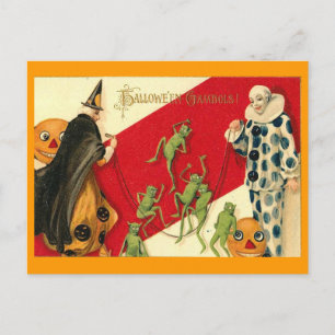 Vintage Halloween Vykort