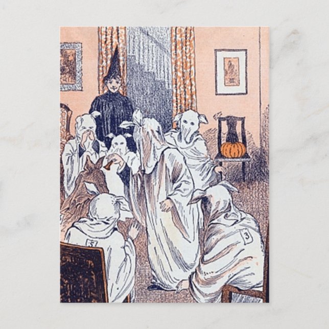 Vintage Halloween - Vykort (Framsida)