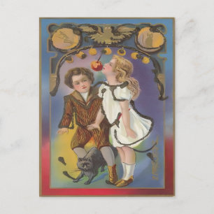 Vintage Halloween Vykort