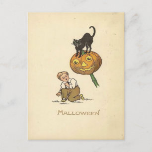 Vintage Halloween Vykort