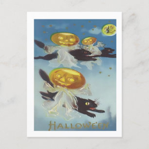 Vintage Halloween Vykort