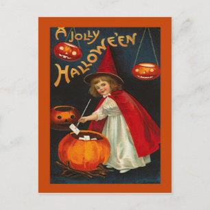 Vintage Halloween Vykort