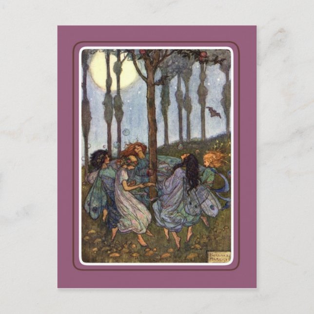 Vintage Halloween Vykort (Framsida)