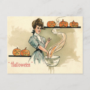 Vintage Halloween Vykort