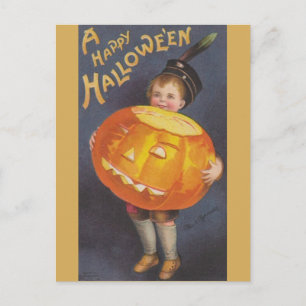 Vintage Halloween vykort