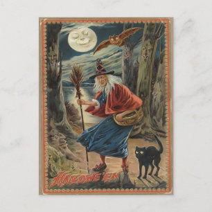 Vintage Halloween Vykort