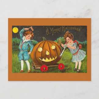 Vintage Halloween vykort
