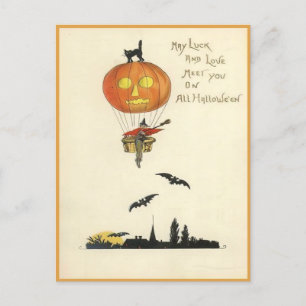 Vintage Halloween Vykort
